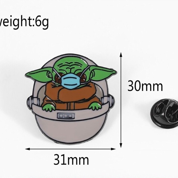 Decorative Enamel Movie Character Pin - Picture 4 of 5